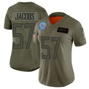 Camo Women's Curtis Jacobs Tennessee Titans Limited 2019 Salute to Service Jersey