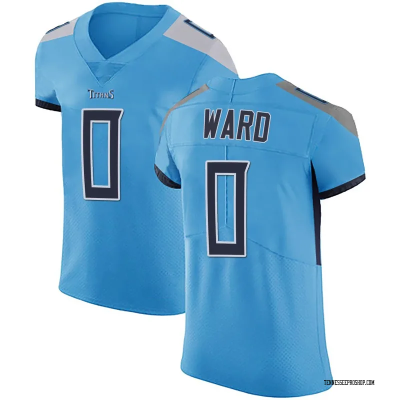 Light Blue Men's Cam Ward Tennessee Titans Elite Team Color Vapor Untouchable Jersey
