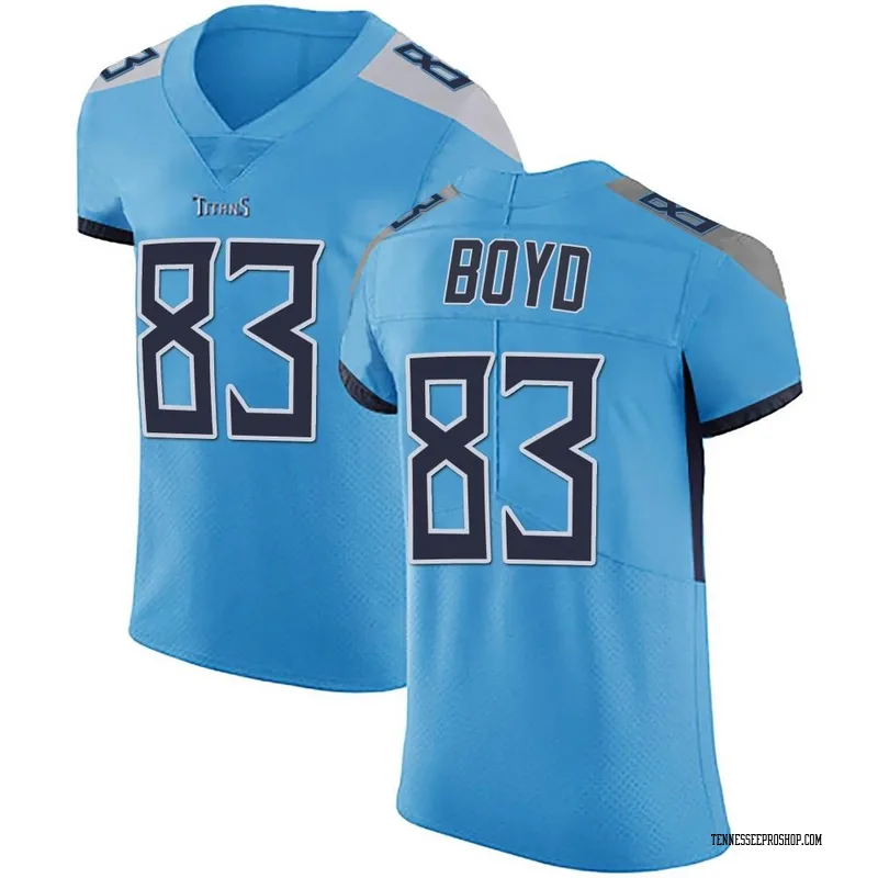 Light Blue Men's Tyler Boyd Tennessee Titans Elite Team Color Vapor Untouchable Jersey