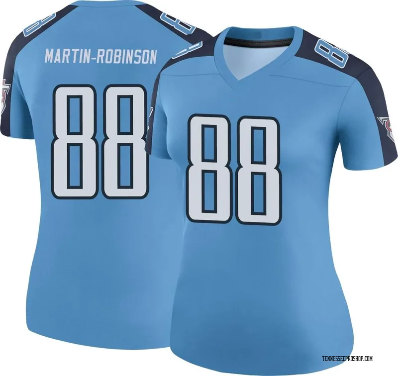 Light Blue Women's David Martin-Robinson Tennessee Titans Legend Color Rush Jersey