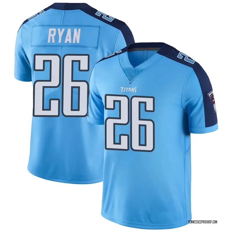 Light Blue Youth Logan Ryan Tennessee Titans Limited Color Rush Jersey