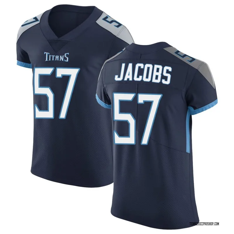 Navy Men's Curtis Jacobs Tennessee Titans Elite Vapor Untouchable Jersey