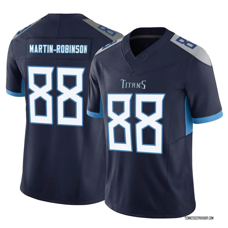 Navy Men's David Martin-Robinson Tennessee Titans Limited Vapor F.U.S.E. Jersey