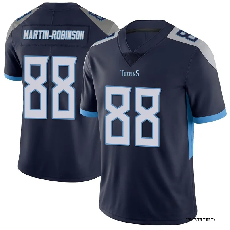Navy Men's David Martin-Robinson Tennessee Titans Limited Vapor Untouchable Jersey