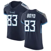 Navy Men's Tyler Boyd Tennessee Titans Elite Vapor Untouchable Jersey