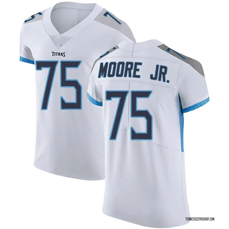 White Men's Dan Moore Jr. Tennessee Titans Elite Vapor Untouchable Jersey